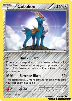 Normal Cobalion [74/114 Near Mint ]