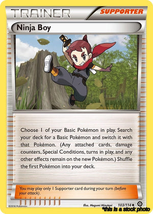 Reverse Holofoil Ninja Boy [103/114 Lightly Played ]