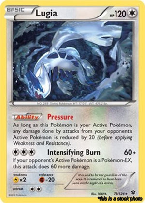 Holofoil Lugia - 78/124 (XY Fates Collide) [078/124 Near Mint ]