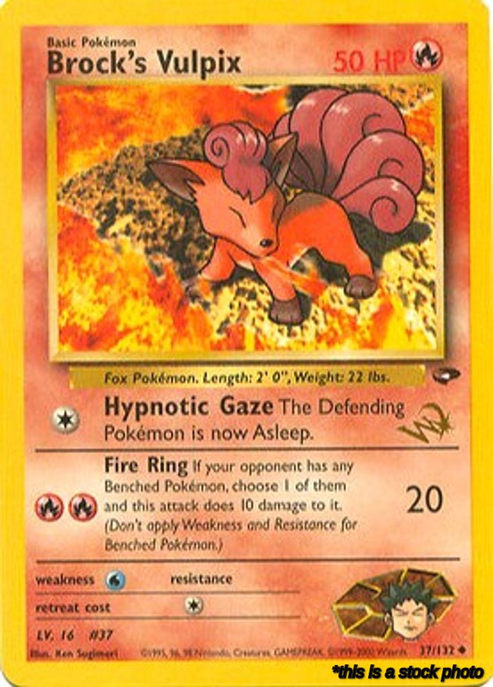 Brock's Vulpix [W Stamped]