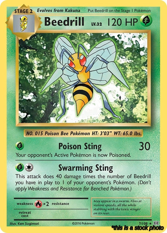 Normal Beedrill [7/108 Lightly Played ]