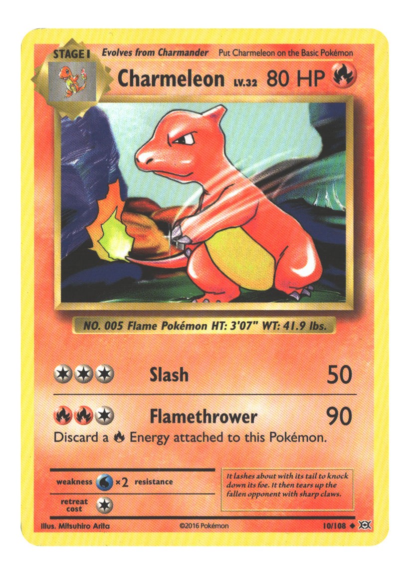 10/108 Charmeleon Uncommon Normal