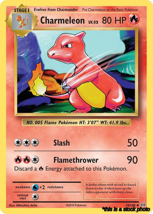 10/108 Charmeleon Uncommon Reverse Holofoil