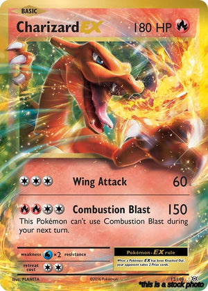 Ultra Rare Charizard EX [12/108 Near Mint ]