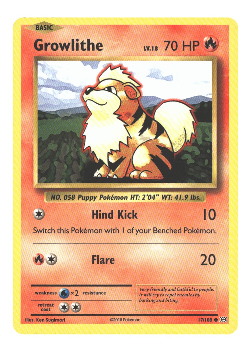 17/108 Growlithe Common Normal