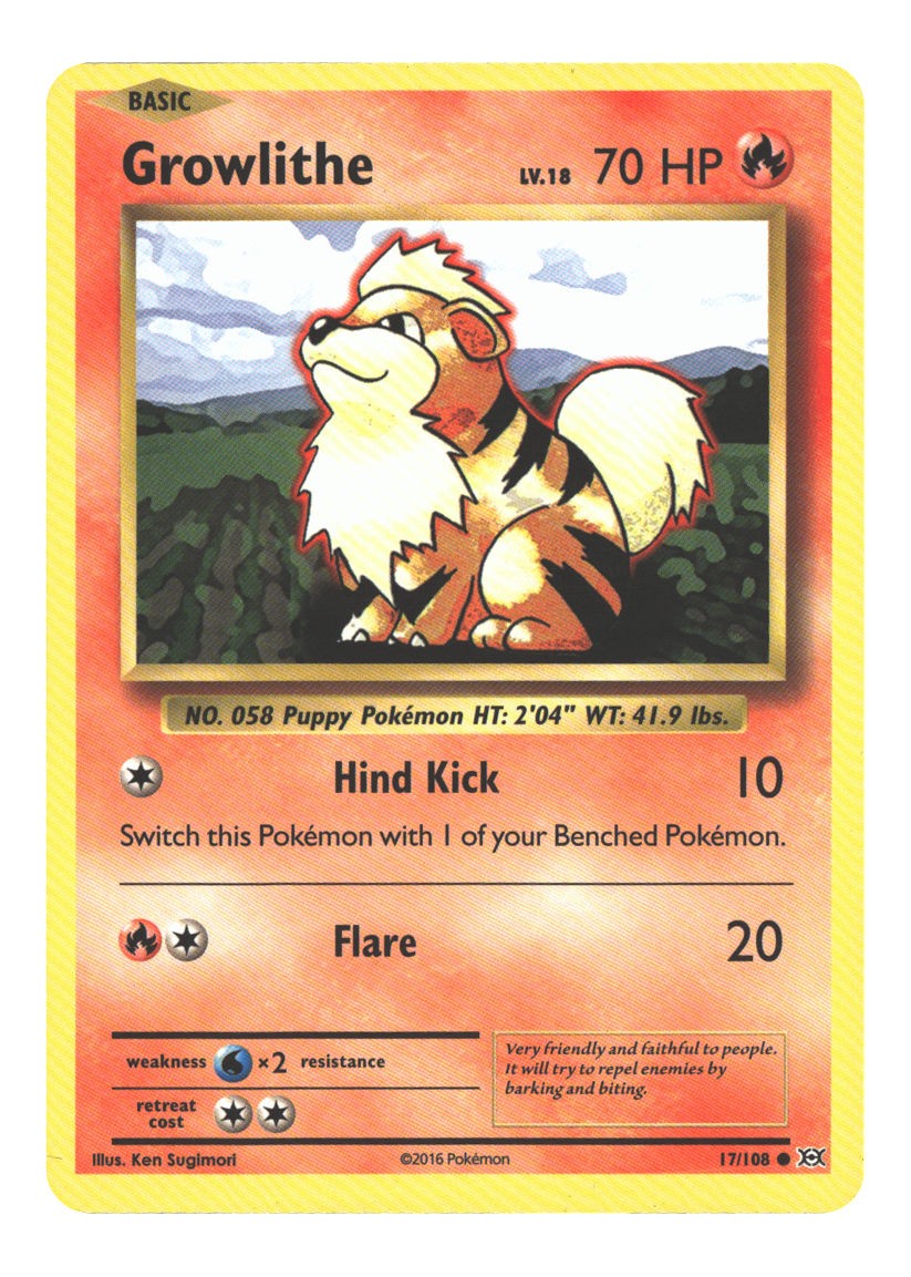 17/108 Growlithe Common Normal