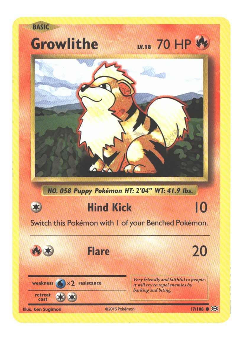 17/108 Growlithe Common Normal