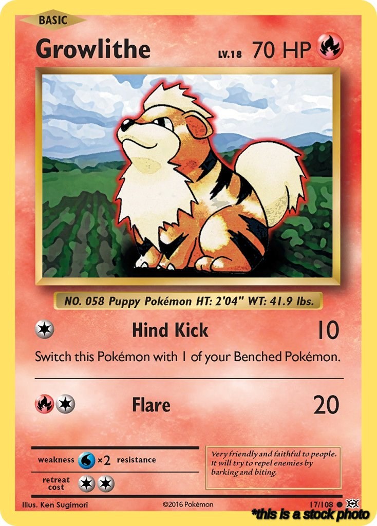 17/108 Growlithe Common Normal