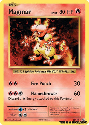 20/108 Magmar Uncommon Reverse Holofoil