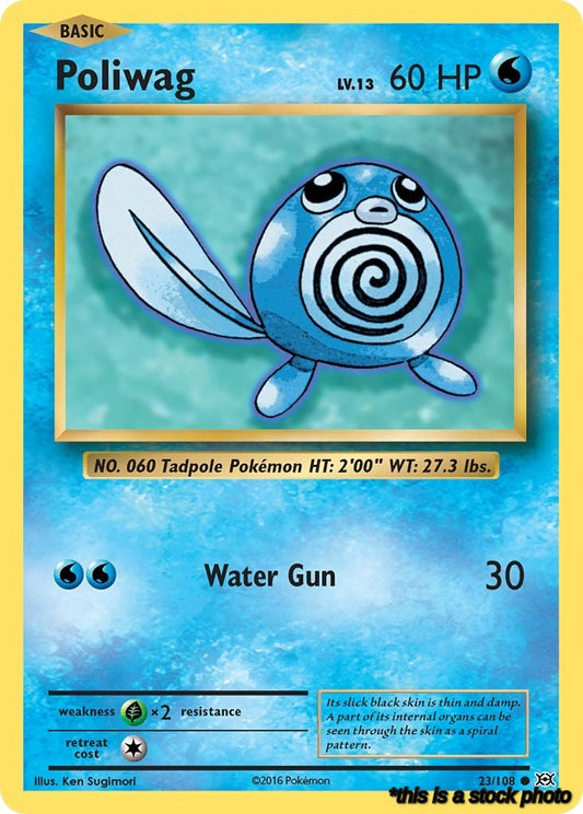 Normal Poliwag [23/108 Lightly Played ]