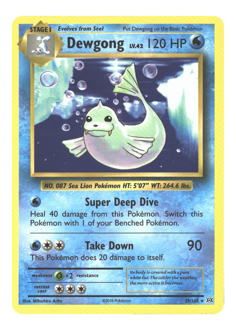 29/108 Dewgong Rare Normal