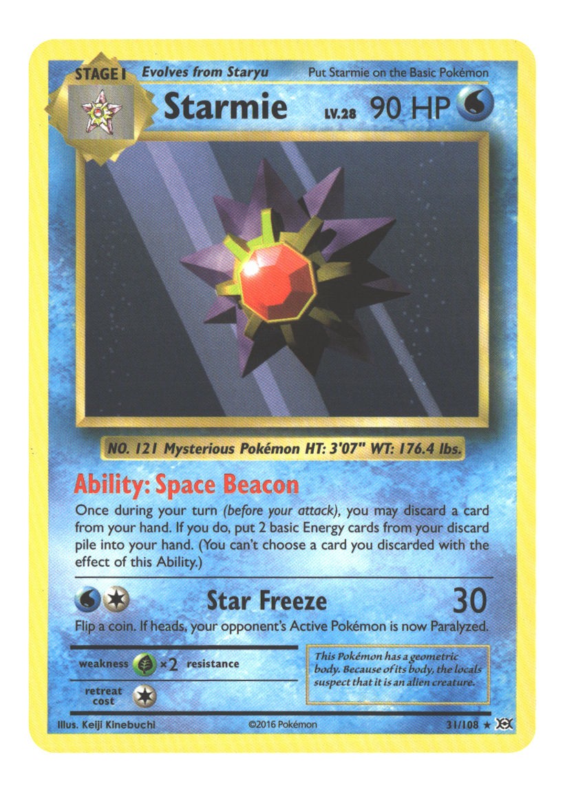31/108 Starmie Rare Normal