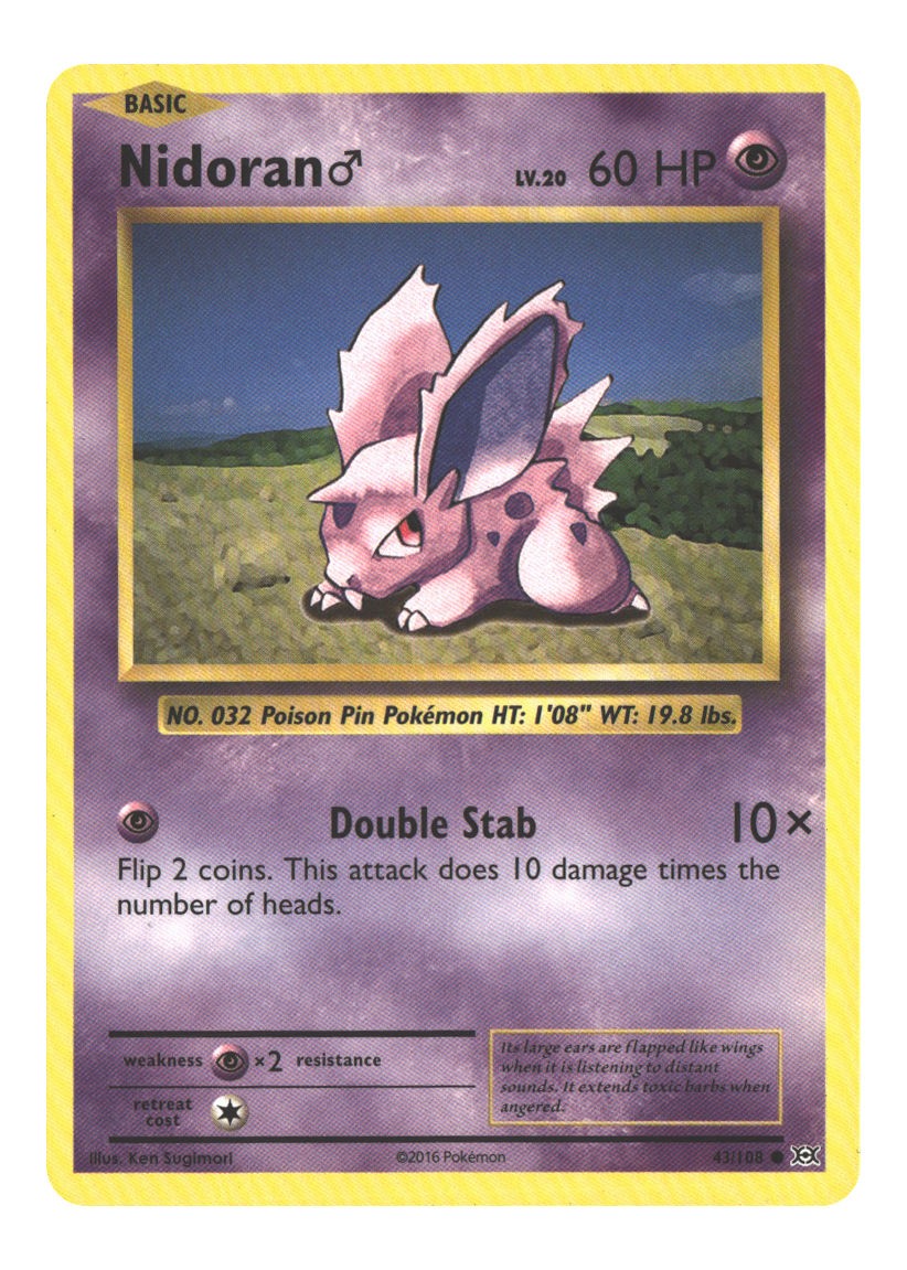 43/108 Nidoran M Common Normal