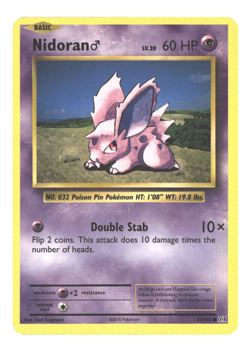 43/108 Nidoran M Common Normal