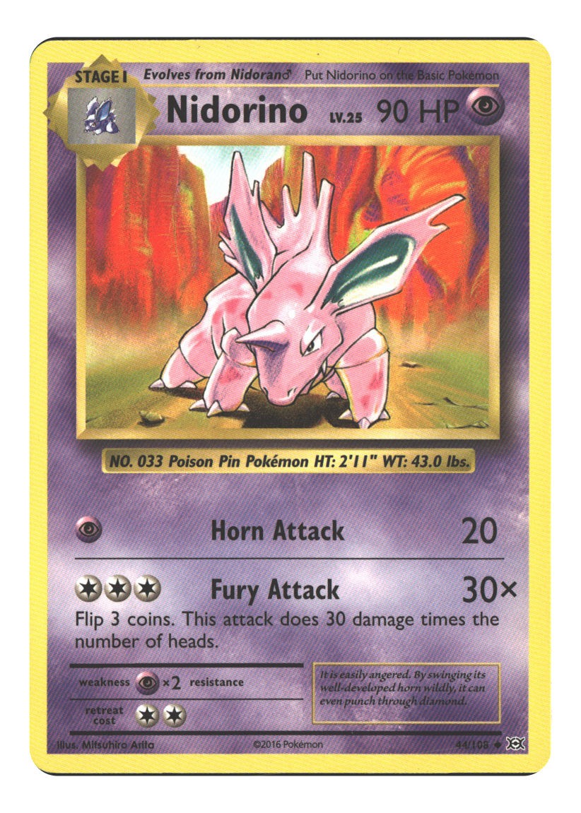 44/108 Nidorino Uncommon Normal