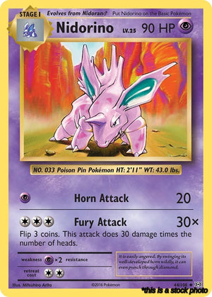 44/108 Nidorino Uncommon Normal