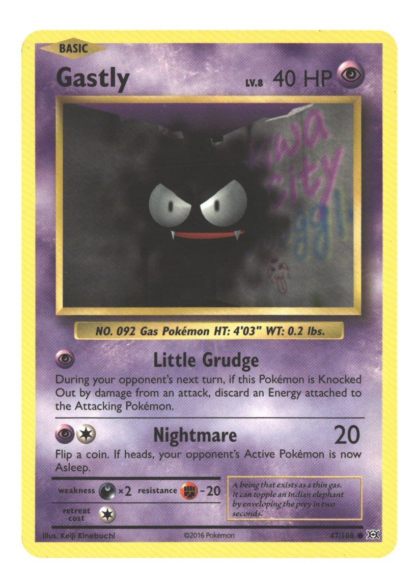 47/108 Gastly Common Normal