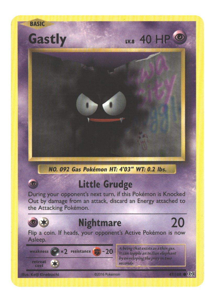 47/108 Gastly Common Normal