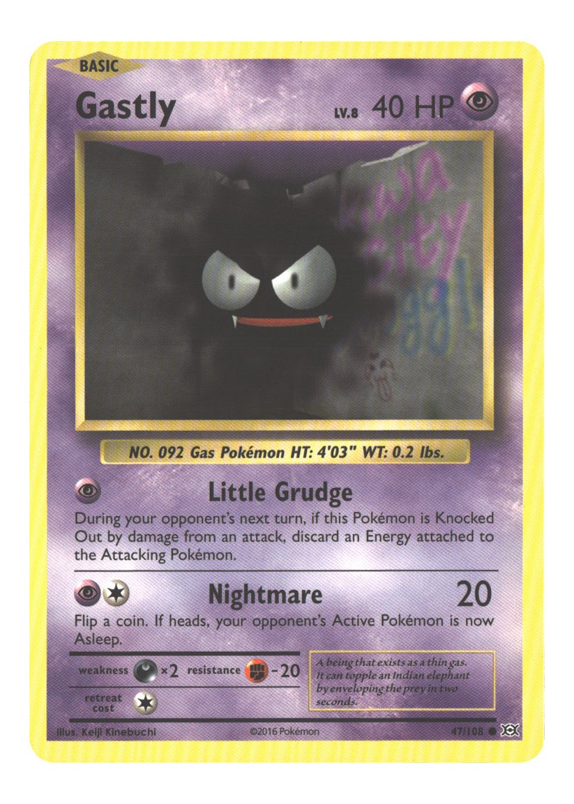 47/108 Gastly Common Normal