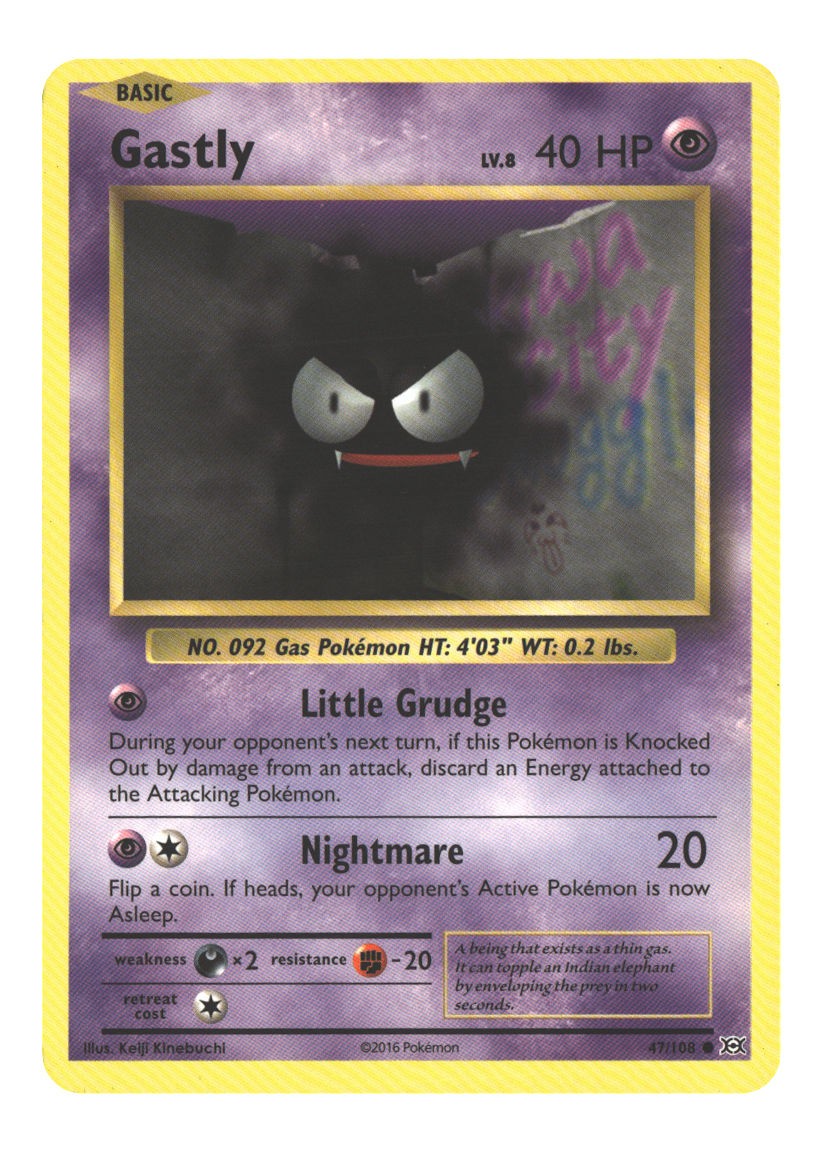 47/108 Gastly Common Normal