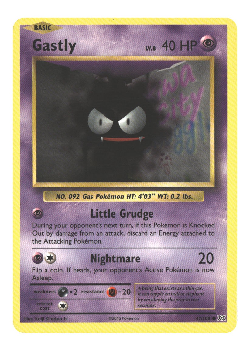47/108 Gastly Common Normal