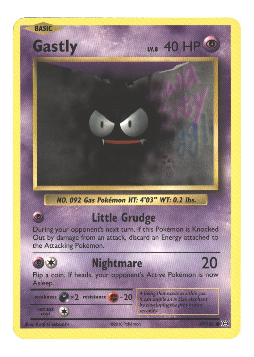 47/108 Gastly Common Normal