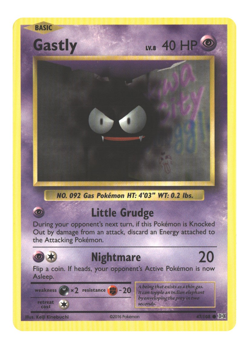 47/108 Gastly Common Normal