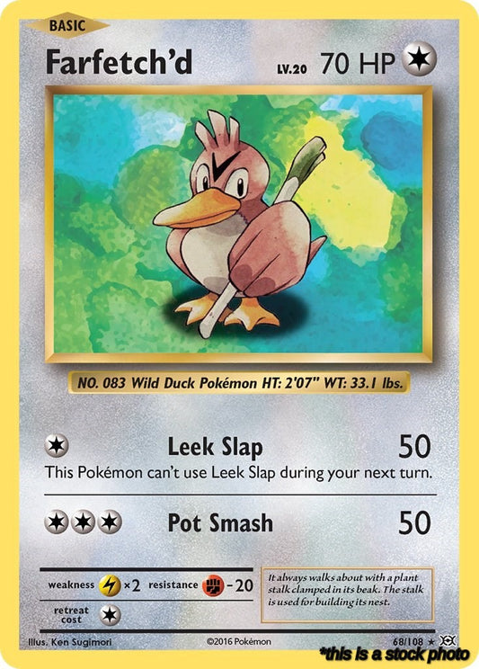 Rare Farfetch'd [68/108 Lightly Played ]