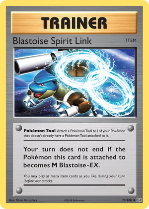 Uncommon Blastoise Spirit Link [73/108 Near Mint ]