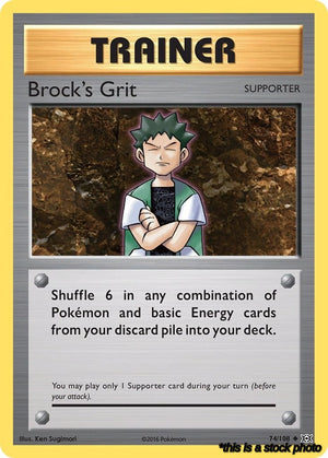 Uncommon Brock's Grit [74/108 Lightly Played ]