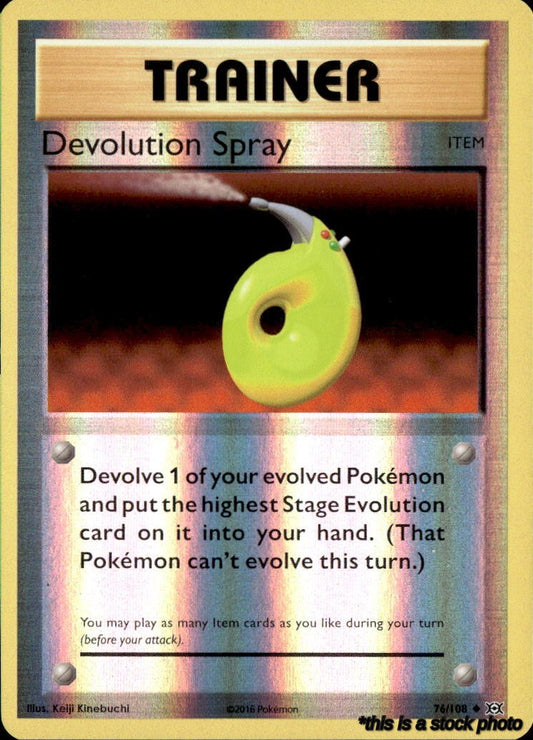 76/108 Devolution Spray Uncommon Reverse Holofoil Lightly Played