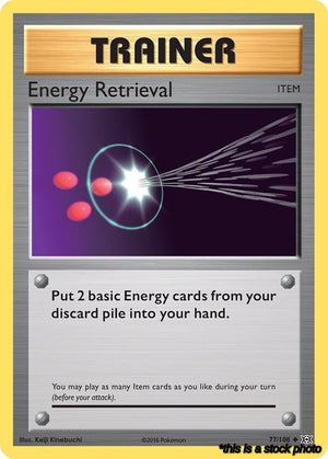 77/EVO Energy Retrieval Uncommon Reverse Holofoil