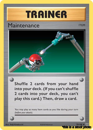 79/108 Maintenance Uncommon Reverse Holofoil
