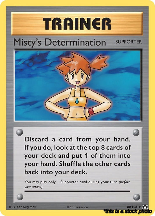 80/108 Misty's Determination Uncommon Normal