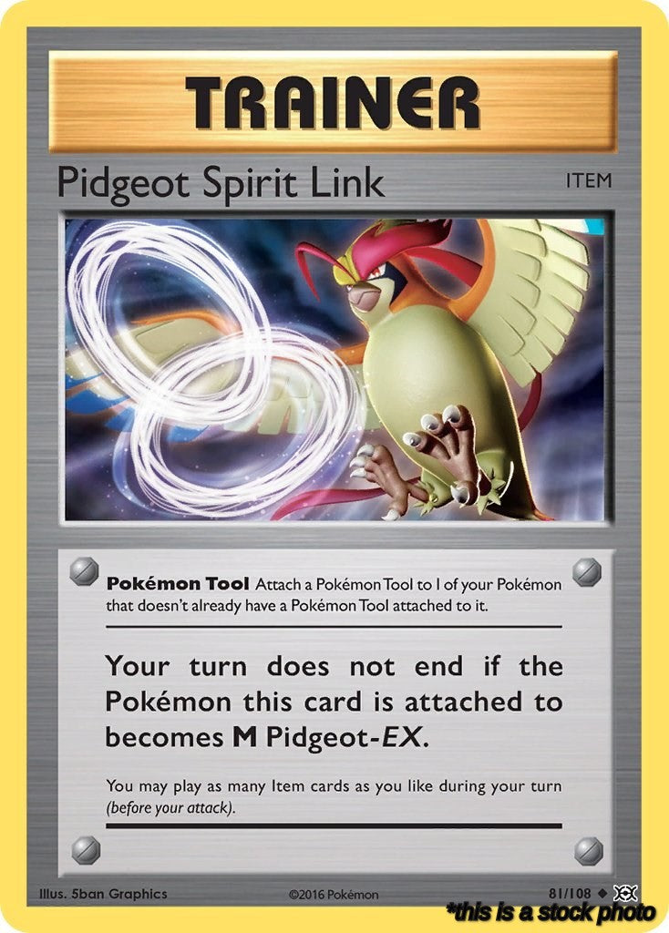 81/108 Pidgeot Spirit Link Uncommon Normal