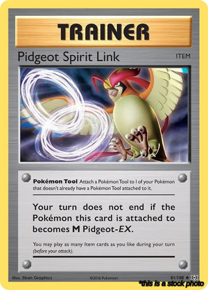 81/108 Pidgeot Spirit Link Uncommon Normal