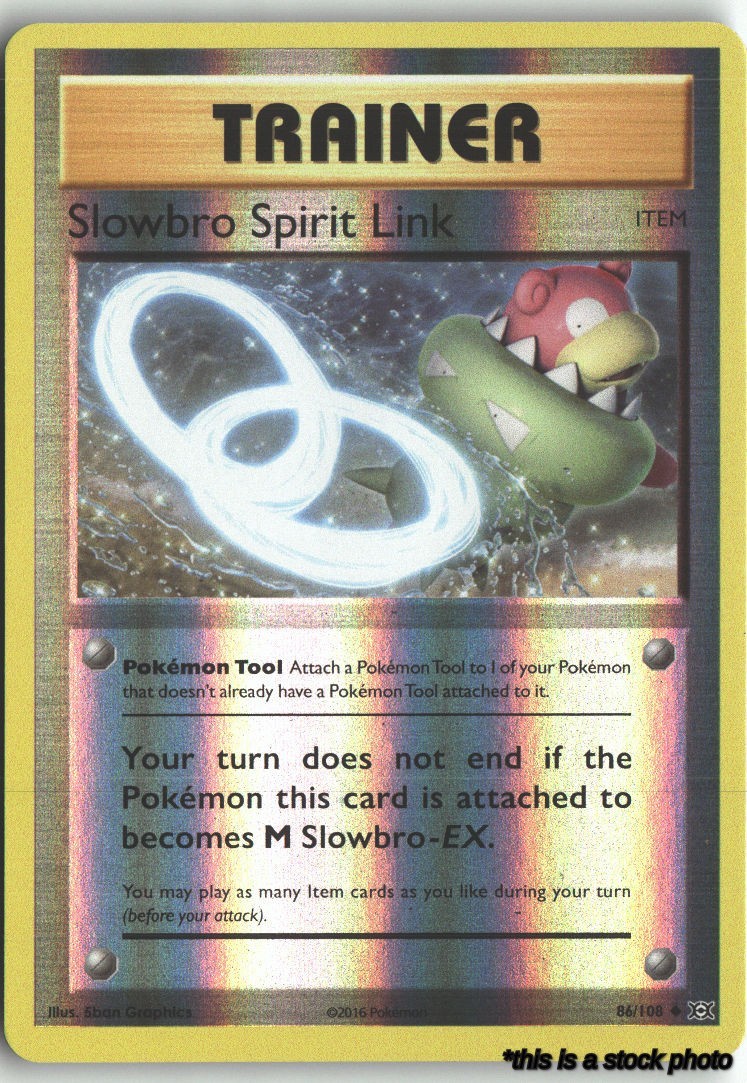 86/108 Slowbro Spirit Link Uncommon Reverse Holofoil Lightly Played