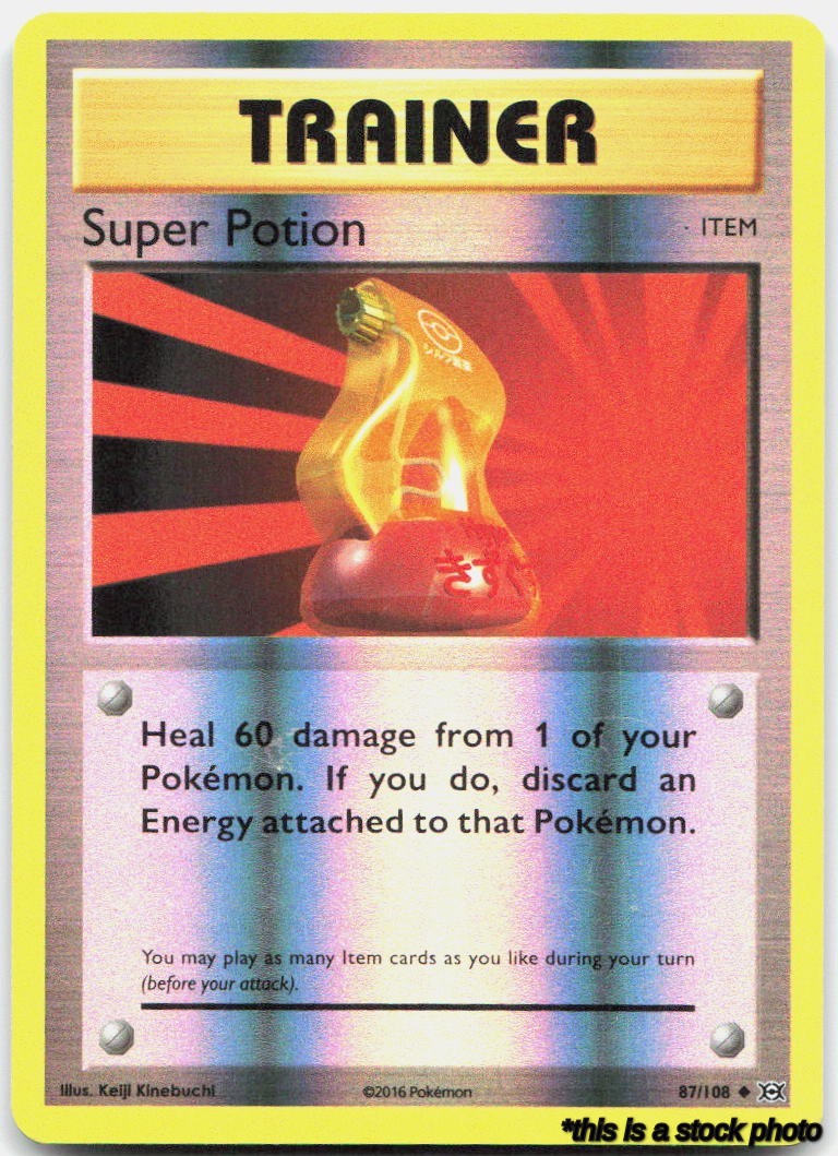 87/108 Super Potion Uncommon Reverse Holofoil Lightly Played