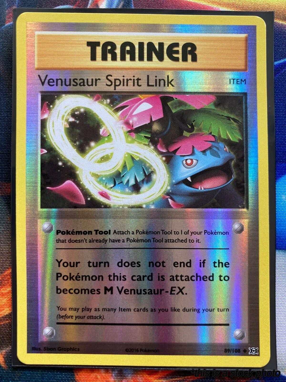 Reverse Holofoil Venusaur Spirit Link [89/108 Near Mint ]