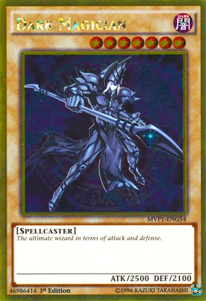1st Edition Dark Magician [MVP1-ENG54 Lightly Played] Gold Rare