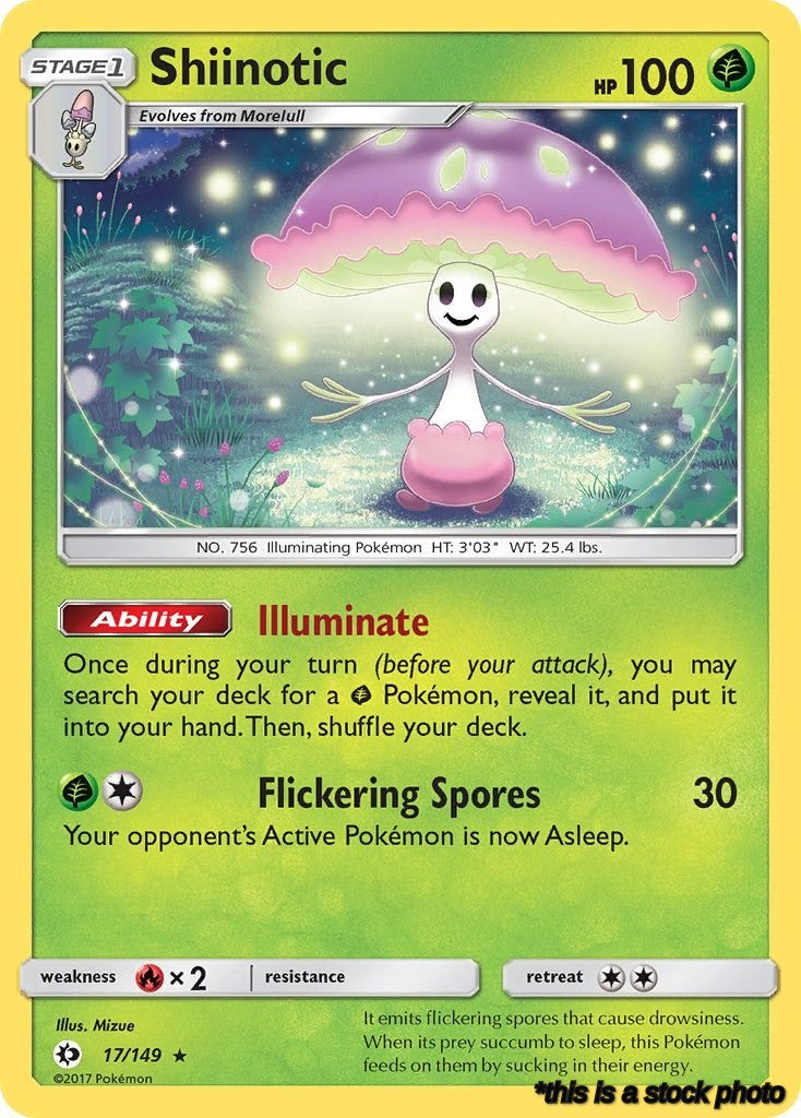 17/149 Shiinotic Holo Rare Reverse Holofoil
