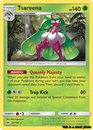 20/149 Tsareena Holo Rare Holofoil