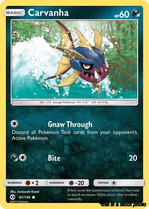 Normal Carvanha [81/149 Lightly Played ]