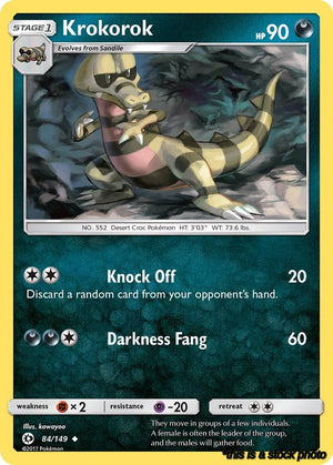 Normal Krokorok [84/149 Lightly Played ]