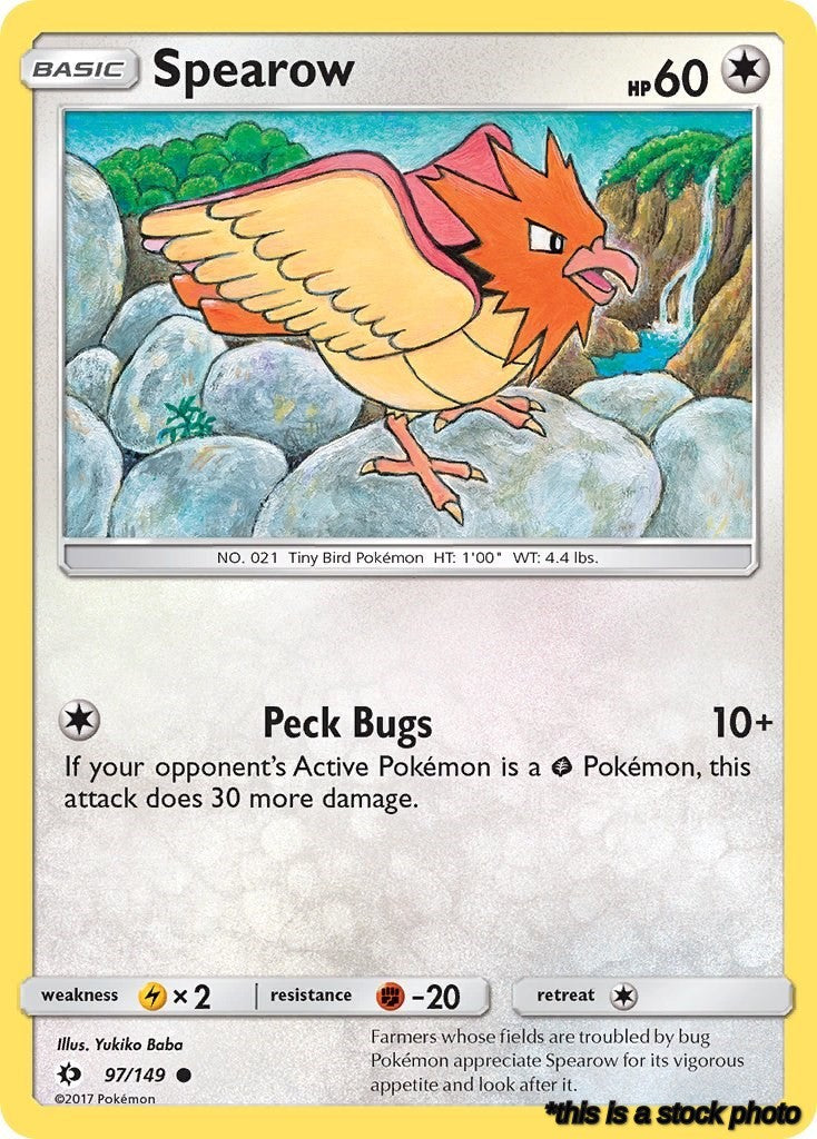 Normal Spearow [97/149 Lightly Played ]