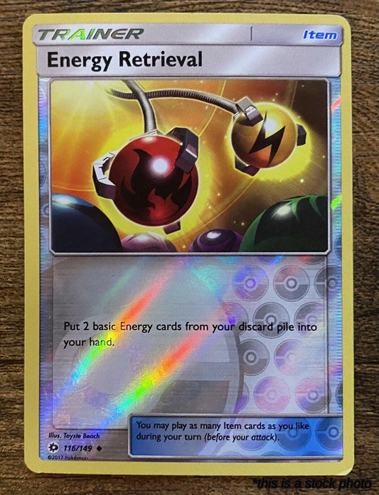 Reverse Holofoil Energy Retrieval [116/149 Lightly Played ]
