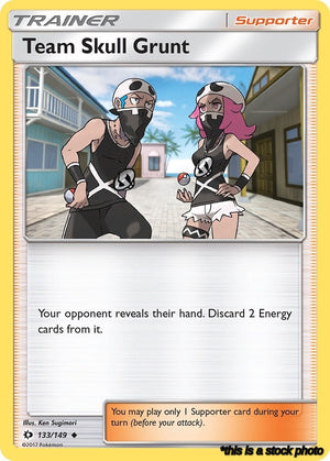 Normal Team Skull Grunt [133/149 Near Mint ]