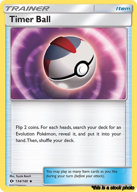 Uncommon Timer Ball [134/149 Lightly Played ]