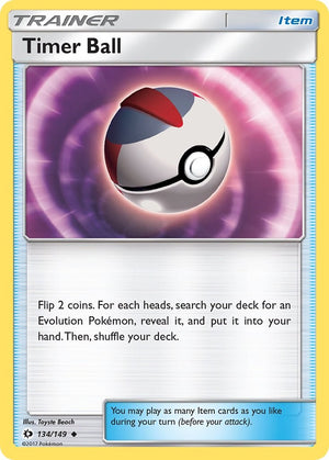 Uncommon Timer Ball [134/149 Lightly Played ]
