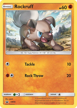 Promo Rockruff - SM06 [SM06 Near Mint ]